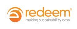 logo for the UK-based international mobile phone recycler, Redeem.