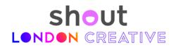 London Creative and Shout Visa Logo