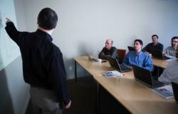 Seminar topics are about FPGA verification automation, including design verification flow, FPGA assertations, coverage and UVM Express.