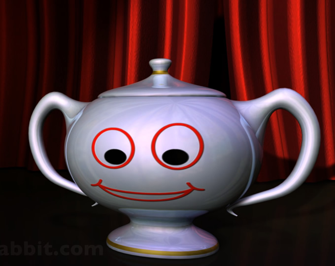 in a little teapot
