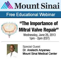 Announcing the Mitral Valve Repair Surgery Webinar