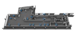 3D floor plan graphic