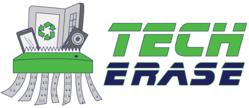 Tech Erase logo, showing some of the devices we shred.