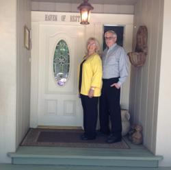 Jody and Mike Telegan, owners of A Haven of Rest near Yosemite, were one of two Yosemite area bed and breakfasts honored with TripAdvisor's Certificate of Excellence honoring highest levels of customer service