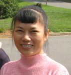 Photo of Winnie Peng, fashion manufacturing expert, visiting clients in the US