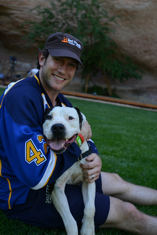 NHL Star Visits Best Friends Animal Sanctuary