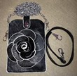 Lil Flower Cell Phone Purse, Wristlet ~ Cross Body ~ Hip Cell Phone...