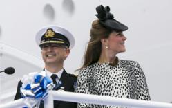 The Duchess of Cambridge names new Royal Princess cruise ship