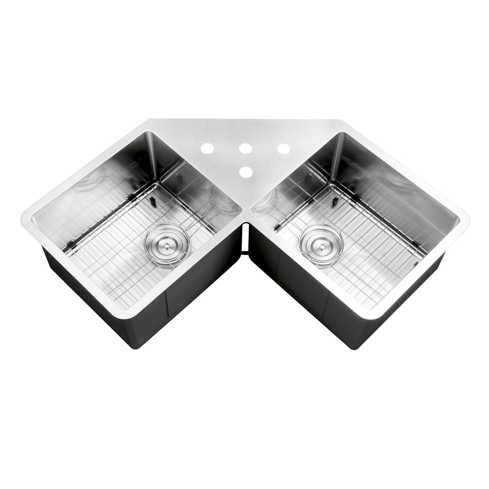 Ruvati RVH8400 Undermount Corner Kitchen Sink Now Available at