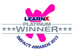 G-Cube wins the LearnX Impact Award 2013 - Platinum