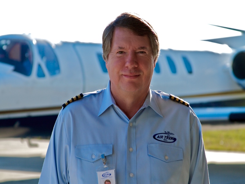Air Trek’s President/CEO and Chief Pilot, Wayne A. Carr, Receives the National Business Aviation