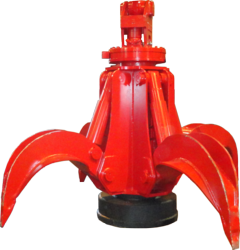 4 Tine Orange Peel Magnet Grapple
