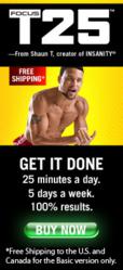 shaun t s focus t25 dvd workout