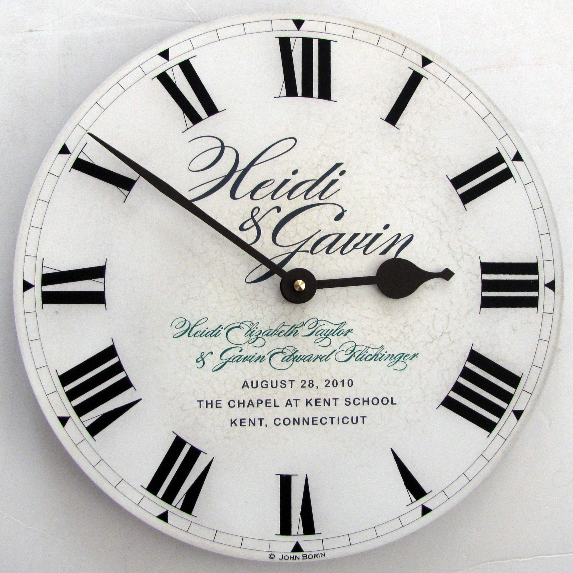 wedding clock