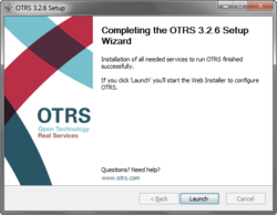 Complete Setup of OTRS Wndows Installer 3.0.1 boosts Service Management