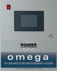 Wagner’s Omega In-line Moisture Measurement System with kiln drying analysis software