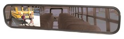 The MOR-Vision Backup Camera System is a more advanced driver aide for school buses that includes a camera mounted on the back of the bus sending images to a monitor installed within the interior rearview mirror of the bus.