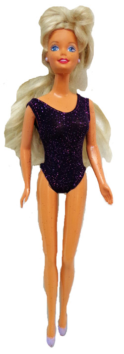 barbie purple swimsuit