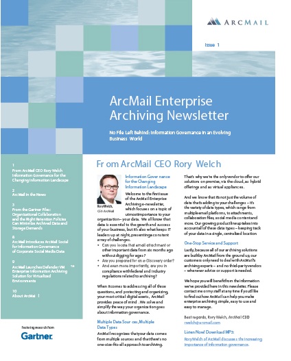 ArcMail Provides Insight Into Enterprise Archiving Best Practices with