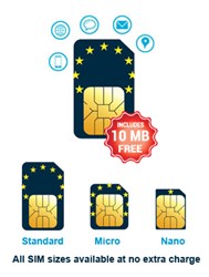 Mobal's New Europe Data Only SIM