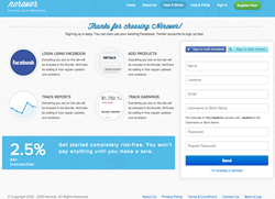 Nerover promotional website