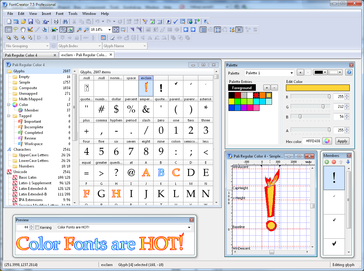 FontCreator Professional 15.0.0.2945 download the last version for windows