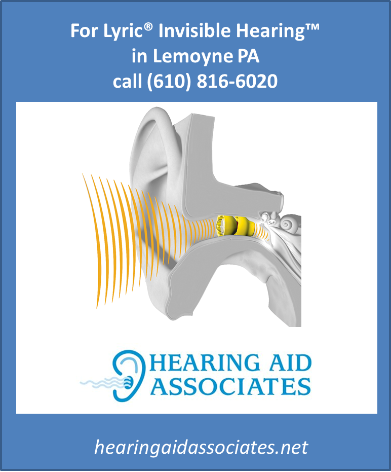 Lyric Invisible Hearing Aids Now Available in Lemoyne PA at Hearing Aid