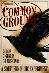 Custom designed crow art for Common Ground