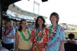 Greensboro Grasshoppers Tropical Jersey Night Supports Raising Roofs