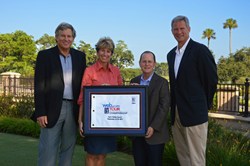 Executives of the Web.com Tour Championship and Founding Partner Legacy Trust Family Wealth Offices Announce their Legacy's Trust's role with the tournament.