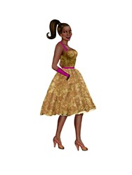 Noir A-Go Go Black Pinup Girl
