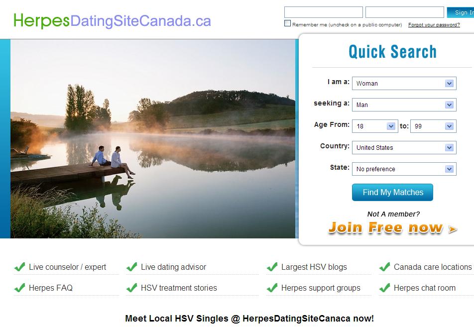 Dating herpes canada