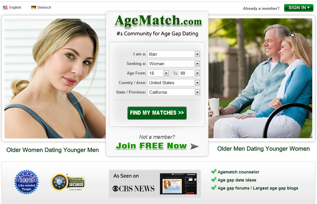 AgeMatch.com is Now Connecting Single Younger Women with ...
