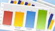 Metrics Report provides a series of colorful, interactive charts relating industry trends and benchmark statistics.