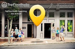 TopFloorStudio Coworking in Downtown Asheville