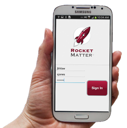 The Rocket Matter Android App for Lawyers