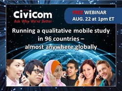 Civicom Mobile Qual in 96 Countries