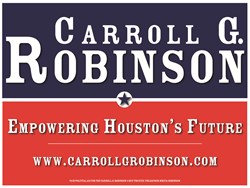 Carroll G. Robinson 4 HCC TRUSTEE, Houston Community College