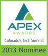 APEX 2013 Conference Awards Best Tech of Colorado