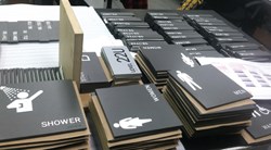 Nova Polymers NovAcryl® high-resolution raised graphics and tactile signage