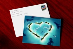 honeymoon thank you card