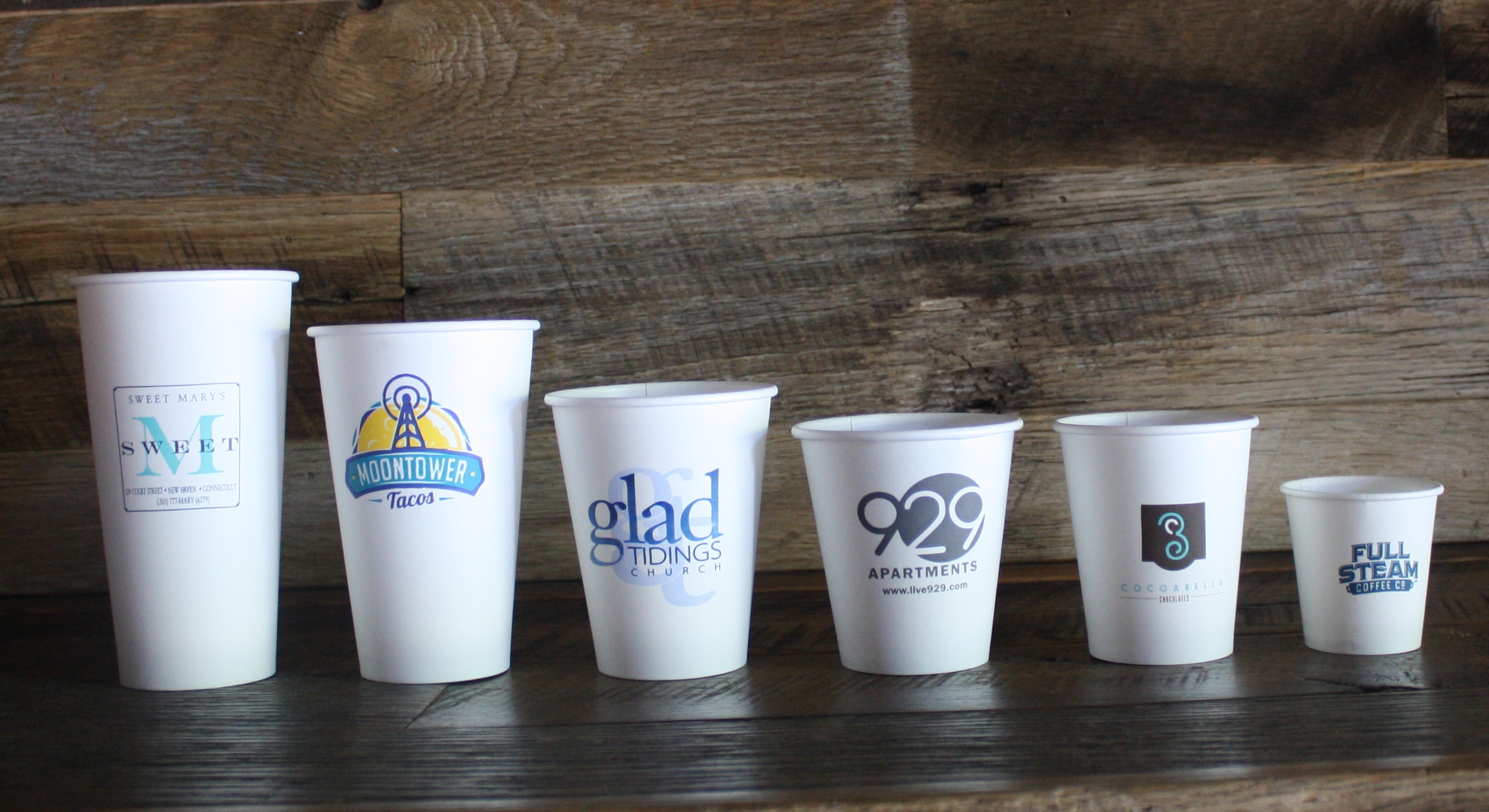 custom printed paper coffee cups