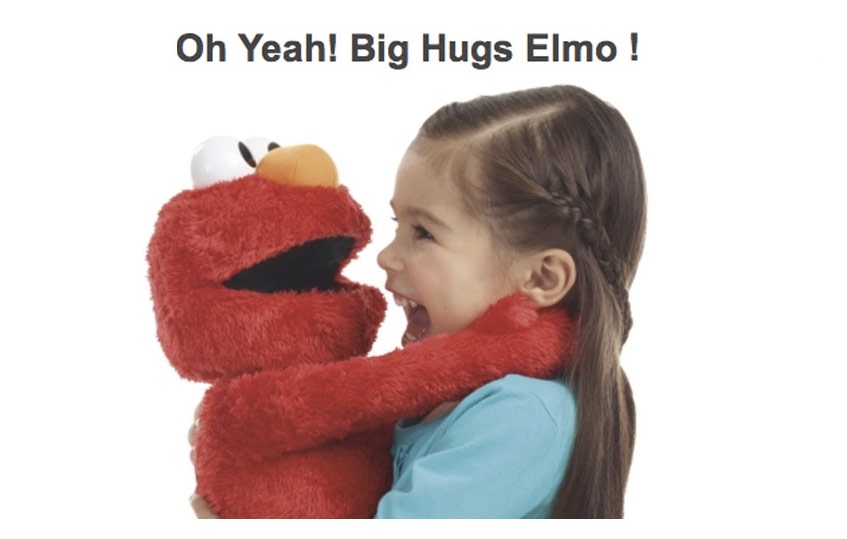 elmo hug doll