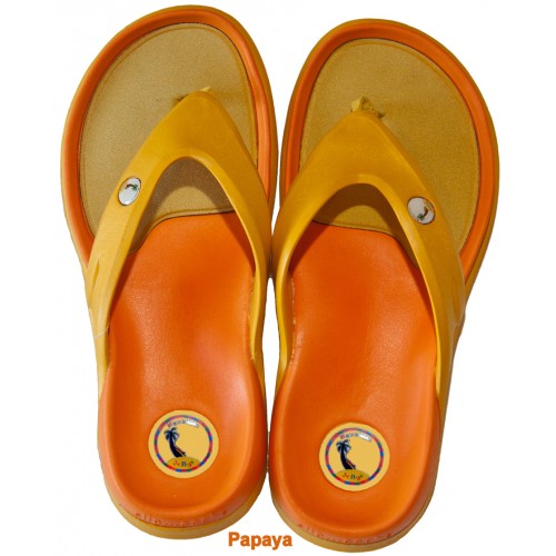 Hawaiian Flip Flop Sandals - Hawaiian Jellys Slipaaahs - Papaya