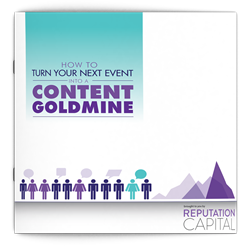 How to Turn Your Next Event into a Content Goldmine