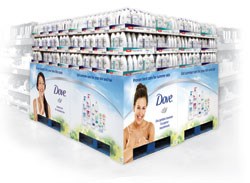 Dove® 4 pallet POD display
