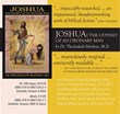 Dr. Theckedath Mathew's New Historical Fiction, JOSHUA: THE...