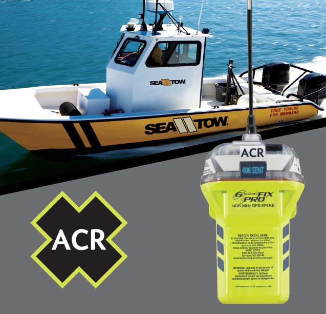 ACR EPIRB Locates Four Fishermen Who Are Rescued by Sea Tow® Captain