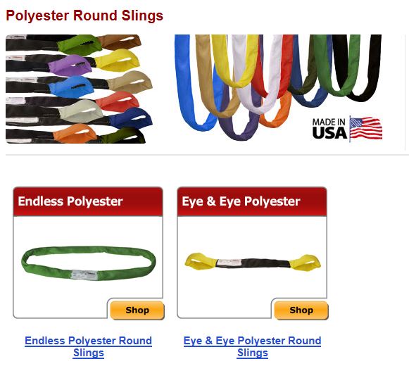 US Cargo Control Expands Selection of its Made in the USA Lifting Slings, Adding Several New