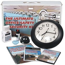The SafeFamilyLife™ Ultimate Office Safety & Security Kit contains an array of products that employees and other staff need to feel safer on the job.